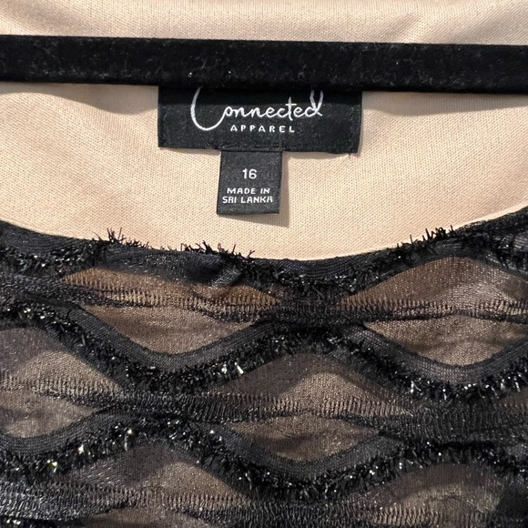 Connected Apparel Black Formal Long Dress - Picture 4 of 8